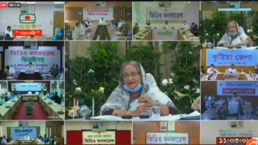 দুই বিভাগের সঙ্গে ভিডিও কনফারেন্সে যুক্ত হয়েছেন প্রধানমন্ত্রী