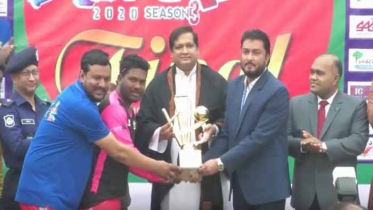 সিরাজগঞ্জে বঙ্গবন্ধু প্রিমিয়ার লীগ টি-২০ এর তৃতীয় আসর সম্পন্ন