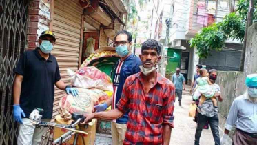 করোনায় কর্মহীন মানুষের পাশে `স্বপ্নসারথী`