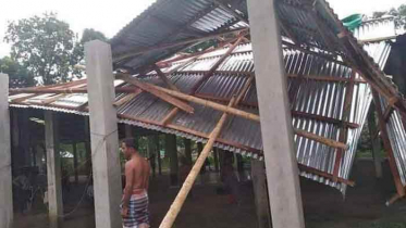 সরাইলে কালবৈশাখীতে ৩০টি ঘরবাড়ি বিধ্বস্ত,আহত ৮ 
