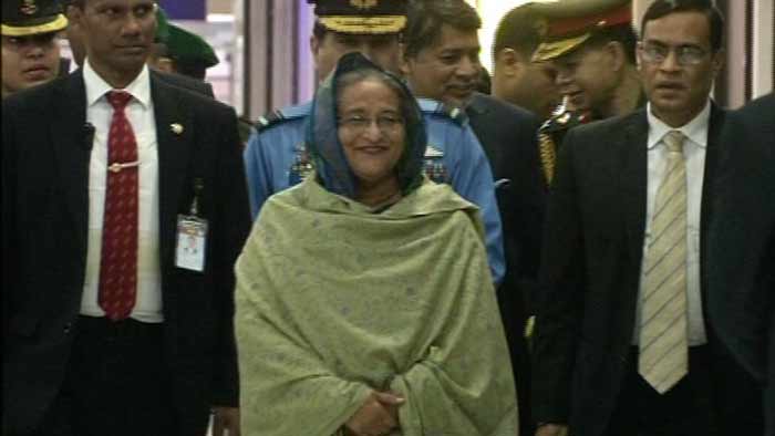 ছয় দিনের সরকারি সফর শেষে দেশে ফিরেছেন প্রধানমন্ত্রী