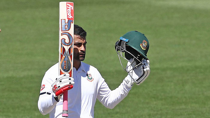 টেস্ট ক্যারিয়ারের নবম সেঞ্চুরি তামিমের