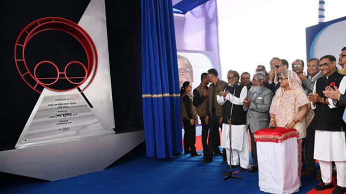 কর্ণফূলী টানেলের বোরিং কাজের উদ্বোধন করলেন প্রধানমন্ত্রী