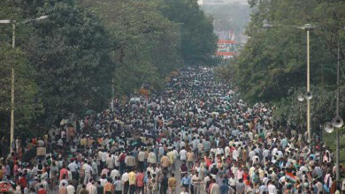 ব্রিগেডে বিজেপি বিরোধী মহড়া