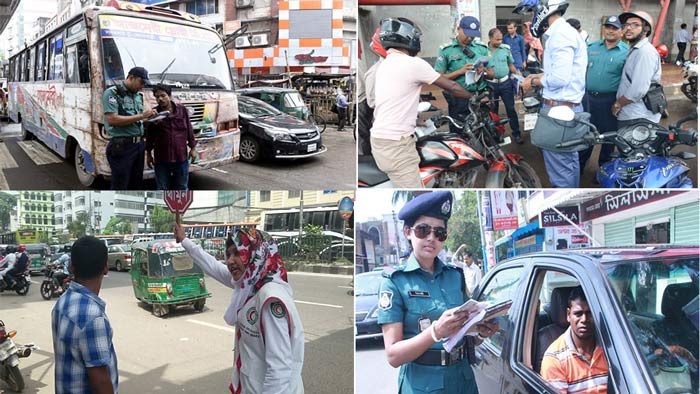 ঢাকায় ফের শুরু ‘ট্রাফিক শৃঙ্খলা কার্যক্রম’