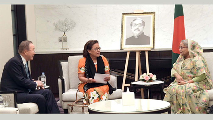 জলবায়ু বিষয়ক বৈশ্বিক অভিযোজন কেন্দ্র নির্মাণের প্রস্তাব মুনের