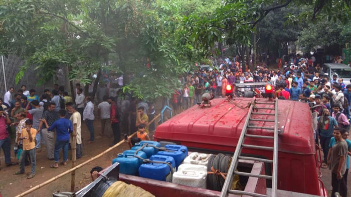 ঢাকা বিশ্ববিদ্যালয়ের গ্রন্থাগারে অগ্নিকাণ্ড