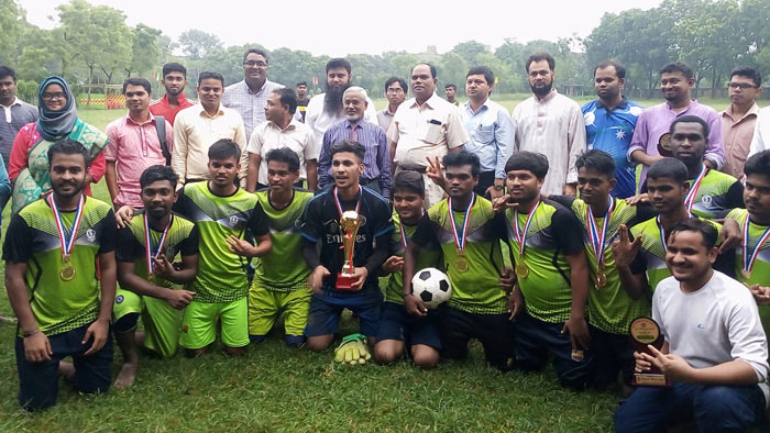 হাবিপ্রবিতে বঙ্গমাতা ফুটবল কাপ টুর্নামেন্টের ফাইনাল অনুষ্ঠিত