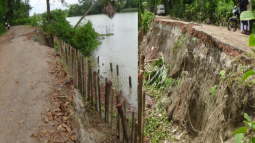 সাবেক শিল্পমন্ত্রীর বাড়ি যাতায়াতের সড়কের বেহাল চিত্র!