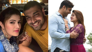 স্বামীর অনুপ্রেরণায় নিয়মিত শরীরচর্চায় শ্রাবন্তী