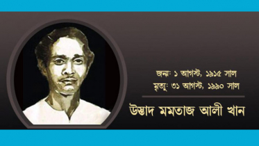 প্রখ্যাত শিল্পী ওস্তাদ মোমতাজ আলী খানের মৃত্যুবার্ষিকী আজ