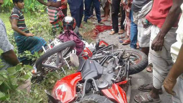 মোটরসাইকেলের মুখোমুখী সংঘর্ষে নিহত ২, আহত ২