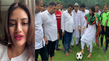 নুসরাতের ডবল সেলিব্রেশন