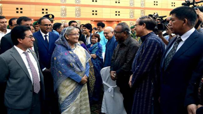 বাজেট পরবর্তী নৈশভোজে অংশ নিলেন প্রধানমন্ত্রী