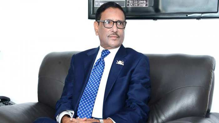 হাঁটাচলা করছেন ওবায়দুল কাদের