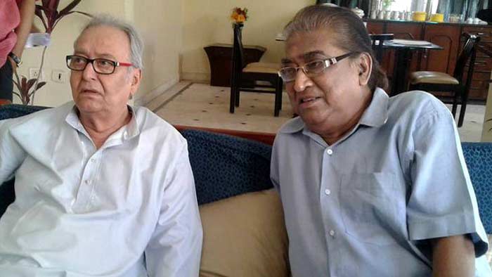 সৌমিত্র চট্টোপাধ্যায়ের সঙ্গে রমেন রায় চৌধুরী সৌমিত্র চট্টোপাধ্যায়ের সঙ্গে রমেন রায় চৌধুরী