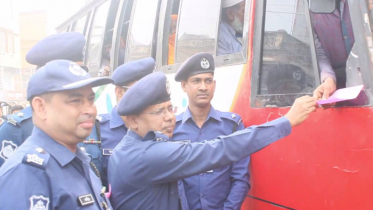 জনসচেতনতা বৃদ্ধিতে চুয়াডাঙ্গায় ট্রাফিক সপ্তাহ শুরু