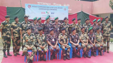 কুড়িগ্রামে বিজিবি-বিএসএফ পতাকা বৈঠক