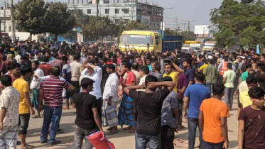 সাভারে বাঁধার মুখেও দ্বিতীয় দিনে সওজের উচ্ছেদ অভিযান