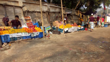 বান্দুরায় উচ্ছেদের পর আবারও রাস্তা দখল