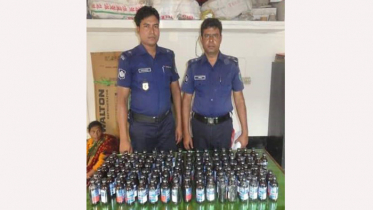 বেনাপোলে ১২০ বোতল ফেনসিডিল উদ্ধার 