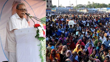 কাঁধে কাঁধ মিলিয়ে কাজ করার আহ্বান রাষ্ট্রপতির (ভিডিও)
