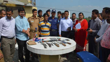 মুন্সীগঞ্জে মাদকবিরোধী অভিযানে মাদকসহ গ্রেফতার ৫