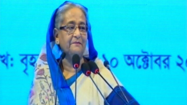 তিন মেগা প্রকল্পের উদ্বোধন করলেন প্রধানমন্ত্রী