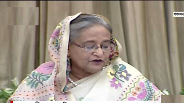 প্রধানমন্ত্রী শেখ হাসিনার সংবাদ সম্মেলন শুরু