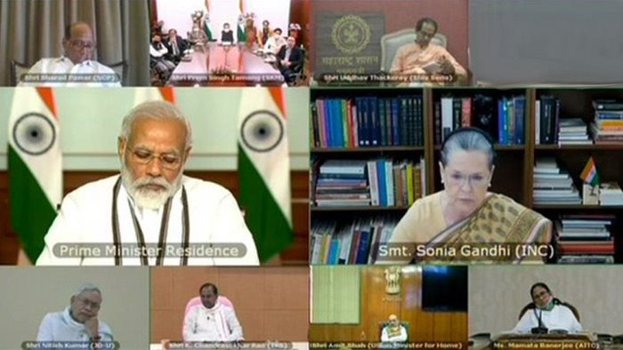 সর্বদল বৈঠকে প্রধামন্ত্রী নরেন্দ্র মোদী- এনআই সর্বদল বৈঠকে প্রধামন্ত্রী নরেন্দ্র মোদী- এনআই