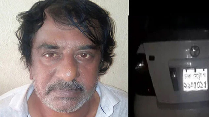 গিয়াস উদ্দিন জালালী ও তার ব্যক্তিগত গাড়ি- সংগৃহীত গিয়াস উদ্দিন জালালী ও তার ব্যক্তিগত গাড়ি- সংগৃহীত
