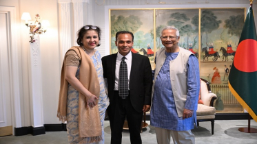 বাংলাদেশী বংশোদ্ভূত বিশ্বখ্যাত শেফ টমি মিয়ার সাথে ড. ইউনূসের লন্ডনে সাক্ষাৎ