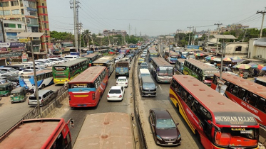 ঢাকা-চট্টগ্রাম মহাসড়কে ১৫ কি.মি. যানজট