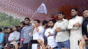 নিষিদ্ধ ছাত্রলীগের হামলার পর সমাবেশ মঞ্চে বক্তব্য দেন এনসিপির নেতারা