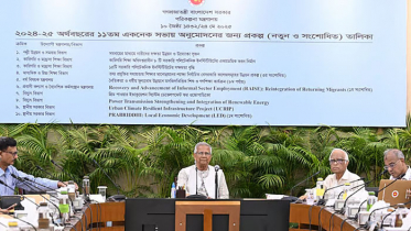 একনেক বৈঠক শেষ, রুদ্ধদ্বার বৈঠকে উপদেষ্টারা 