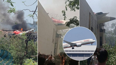 ভারতে বিধ্বস্ত বিমানের কোনো আরোহীই বেঁচে নেই