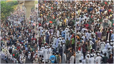 আ’লীগ নিষিদ্ধের দাবিতে উত্তাল শাহবাগ, রাজপথে ‘জুলাই’র ছায়া