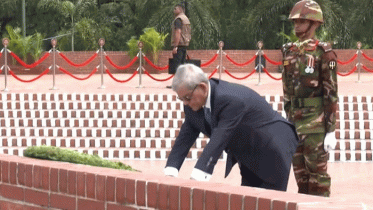 জাতীয় স্মৃতিসৌধে নাবনির্বাচিত রাষ্ট্রপতির শ্রদ্ধা জাতীয় স্মৃতিসৌধে নাবনির্বাচিত রাষ্ট্রপতির শ্রদ্ধা