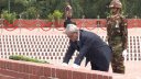 জাতীয় স্মৃতিসৌধে নাবনির্বাচিত রাষ্ট্রপতির শ্রদ্ধা