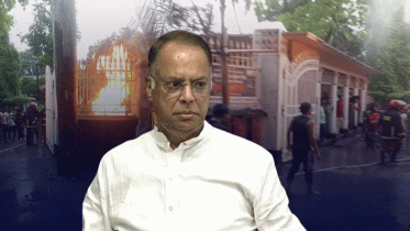 বজ্রপাতে জ্বালানিমন্ত্রী টুকুর বাসভবনে আগুন