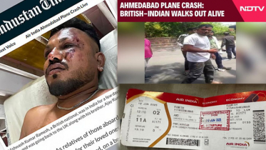 বিমান বিধ্বস্তে সকলে নিহত নন, অলৌকিকভাবে বেঁচে গেলেন এক যুবক