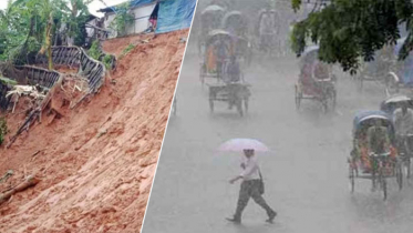 ৪ বিভাগে অতি ভারী বর্ষণের সতর্কতা, ভূমিধসের শঙ্কা