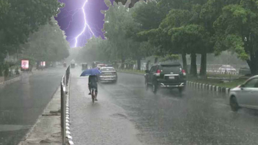 রাত ১০টার মধ্যে ঢাকায় বজ্রপাতসহ বৃষ্টির প্রবল আশংকা 