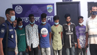 স্কুলছাত্রী অপহরণকালে ৭ বখাটে গ্রেফতার