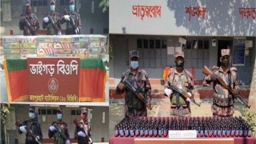 হিলি সীমান্তে ইয়াবা ও ফেনসিডিল উদ্ধার