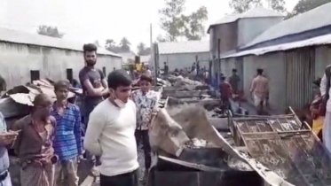 তালাবদ্ধ ঘরে আগুন, প্রাণ গেল শিশুর 