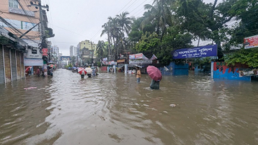ফেনীতে বন্যা নিয়ন্ত্রণ বাঁধে ভাঙন, লোকালয়ে ঢুকছে পানি