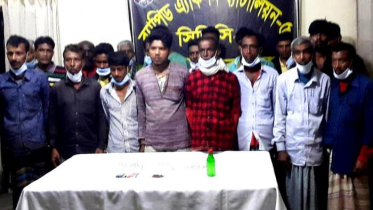 নাটোরে ২২ মাদকসেবী গ্রেফতার