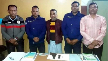 বগুড়ায় পিস্তলসহ দাদন ব্যবসায়ী গ্রেফতার