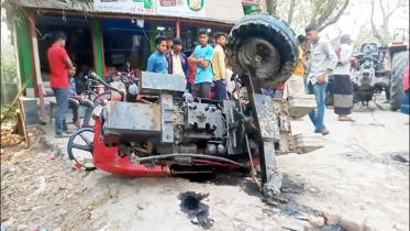 চুয়াডাঙ্গায় ট্রাক্টরের চাকার নিচে পড়ে চালক নিহত